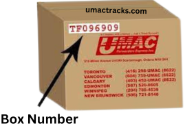 umac tracking number